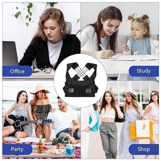 Adjustable Posture Corrector Belt for Men & Women | Upper Back & Shoulder Support