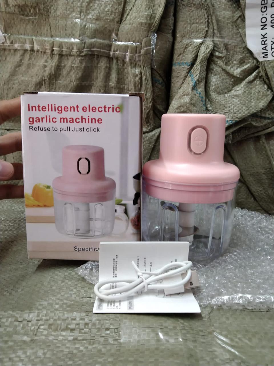 USB Rechargeable Mini Electric Vegetable Chopper – 250ml