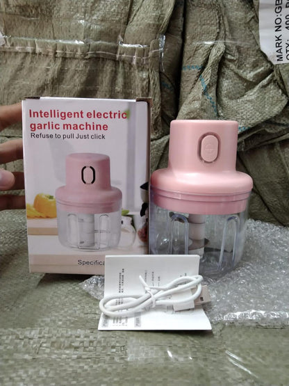 USB Rechargeable Mini Electric Vegetable Chopper – 250ml